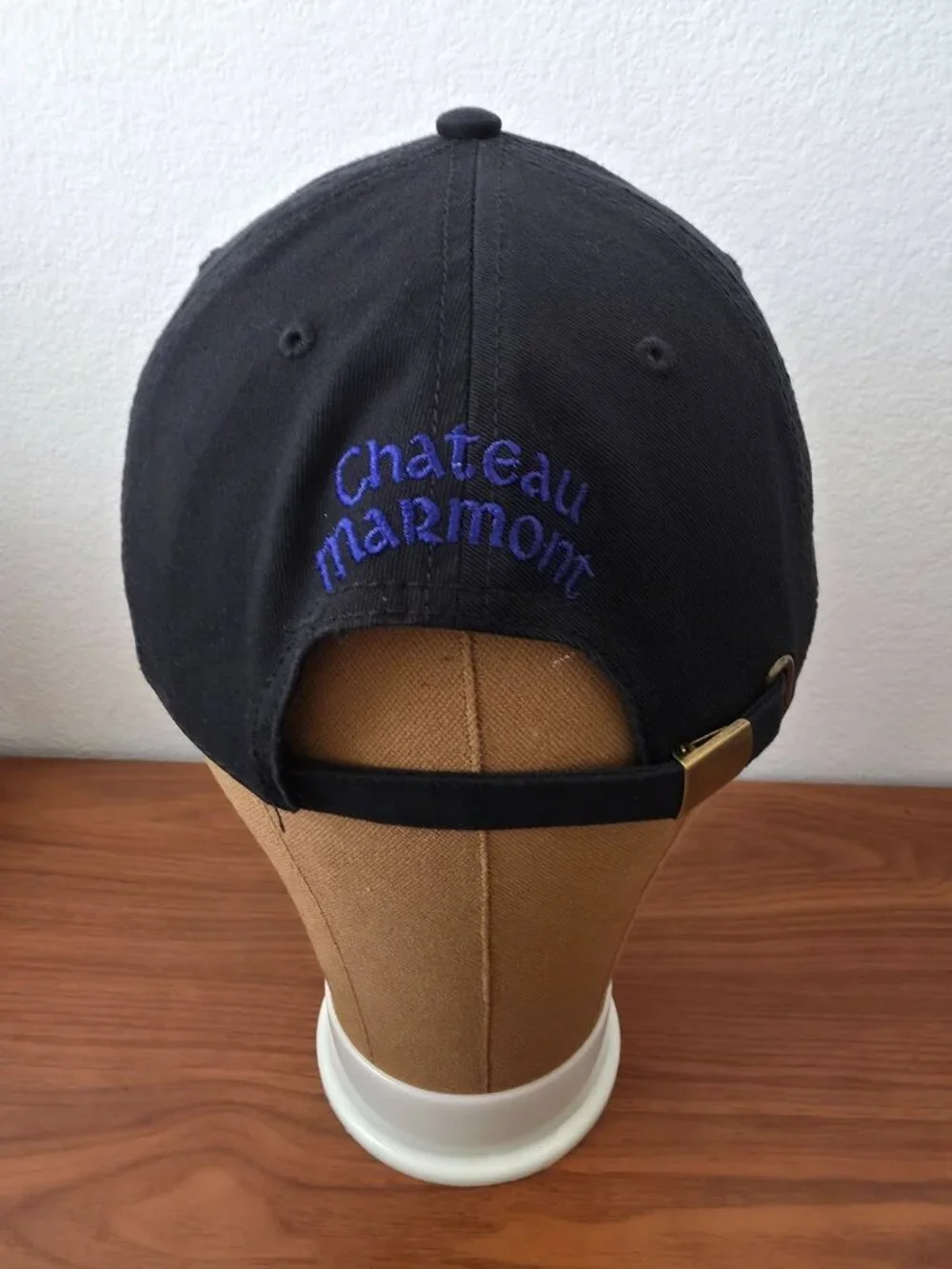 Chateau Marmont Hotel x Atlantis Black Mid Visor Adjustable Strap Dad Hat Cap - Picture 4 of 8